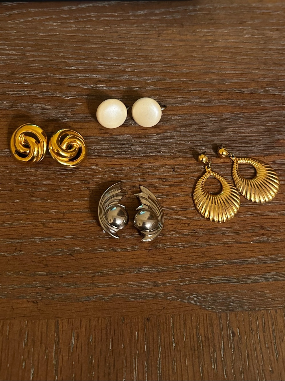 Vintage Earring Bundle “Silver and Gold”